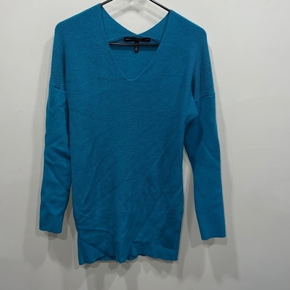 White House  black market large knit long sweater - Picture 1 of 5